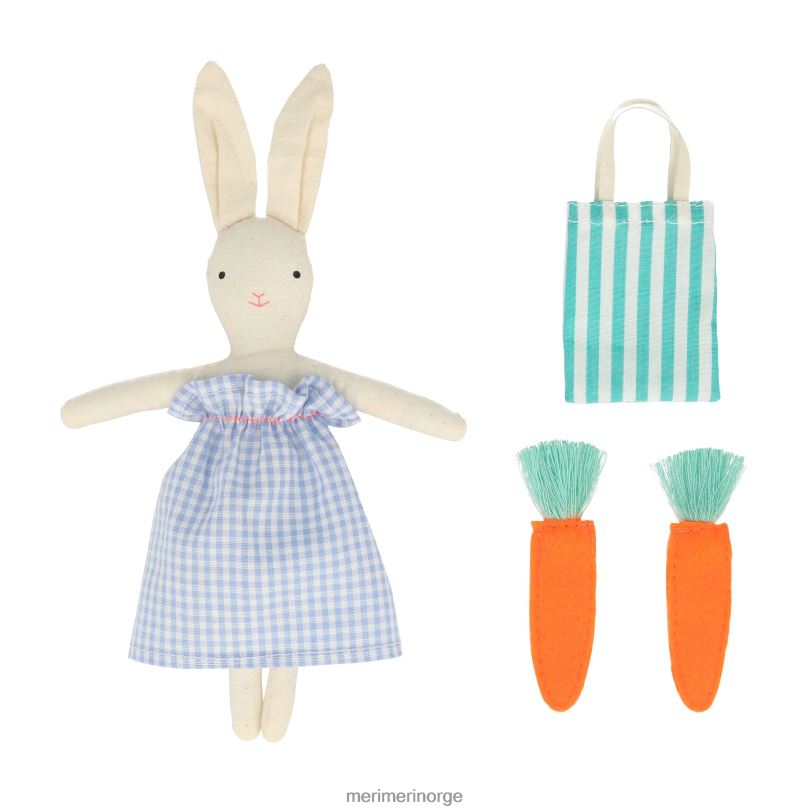 MERI MERI bunny mini koffertdukke 04TF41090 barn leker og kler seg ut