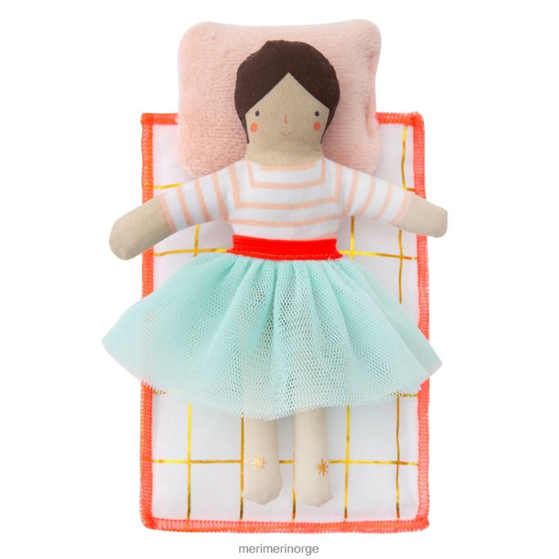 MERI MERI lila mini koffertdukke 04TF41088 barn leker og kler seg ut