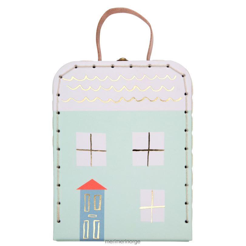 MERI MERI lila mini koffertdukke 04TF41088 barn leker og kler seg ut