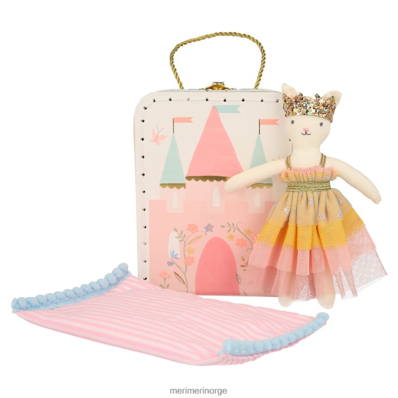 MERI MERI slott & prinsessekatt mini koffertdukke 04TF41086 barn leker og kler seg ut