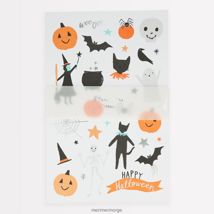 MERI MERI glad halloween tatoveringsark (x 2 ark) 04TF41044 barn leker og kler seg ut
