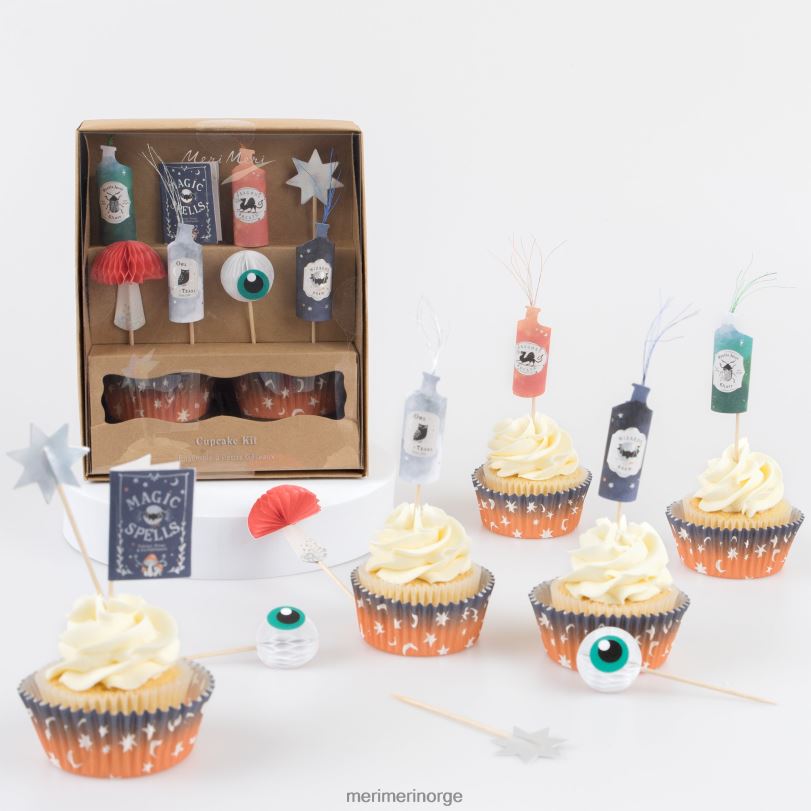 MERI MERI lage magisk cupcake-sett (x 24 toppers) 04TF41016 festutstyr