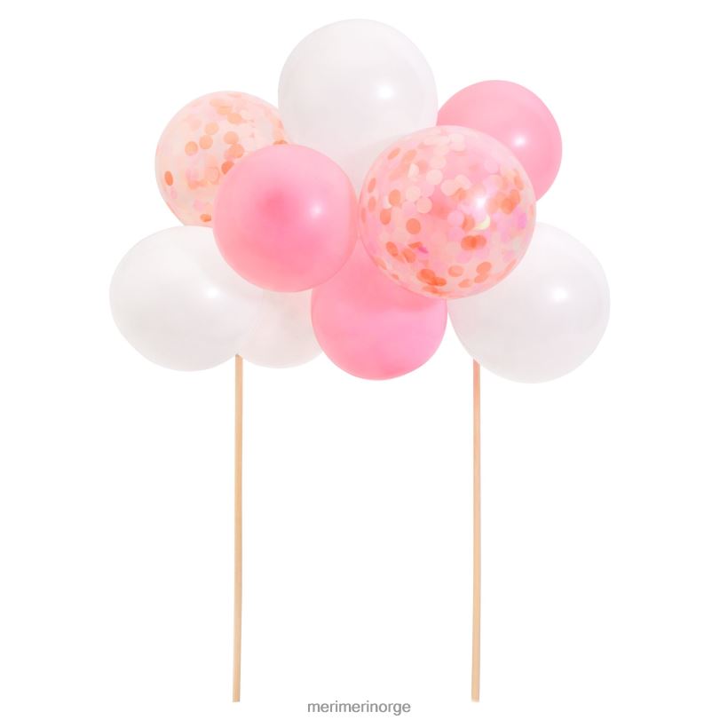 MERI MERI rosa ballongkake topper kit 04TF41014 festutstyr
