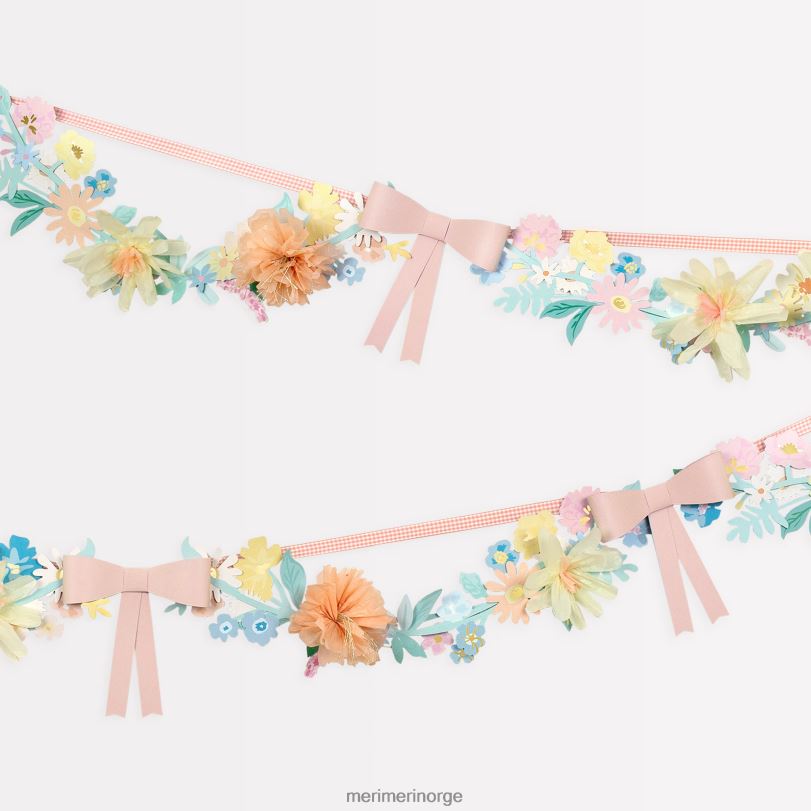 MERI MERI blomster- og sløyfekrans 04TF4966 festutstyr