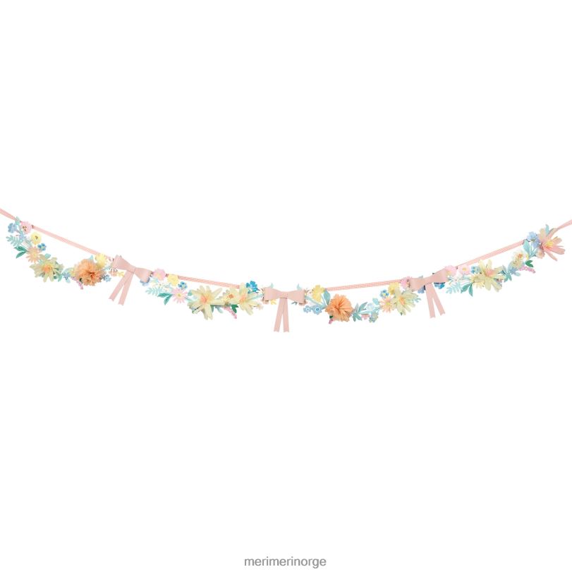 MERI MERI blomster- og sløyfekrans 04TF4966 festutstyr