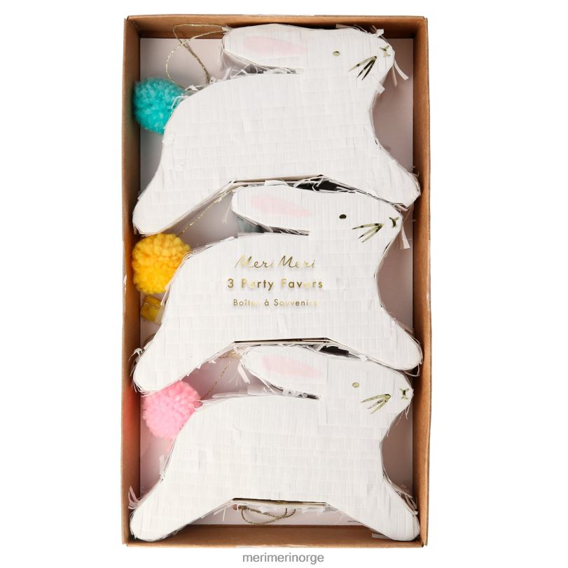 MERI MERI hopping bunny pinata favors (x 3) 04TF41040 festutstyr