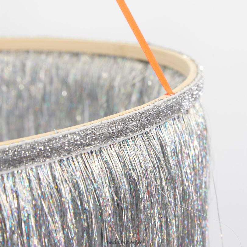 MERI MERI sølv tinsel lysekrone 04TF4982 festutstyr