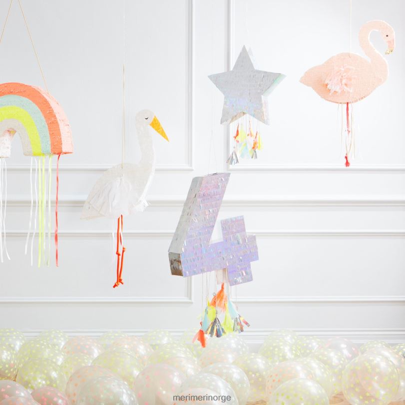 MERI MERI sølvstjernefest pinata 04TF4980 festutstyr