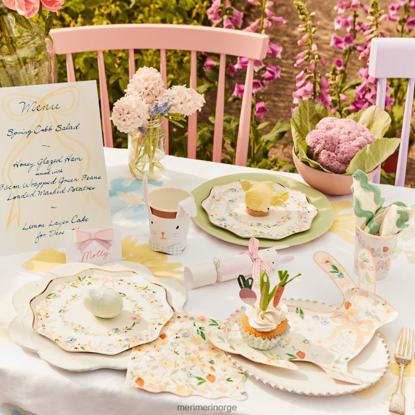 MERI MERI elegante blomsterkopper (x 8) 04TF4893 festutstyr