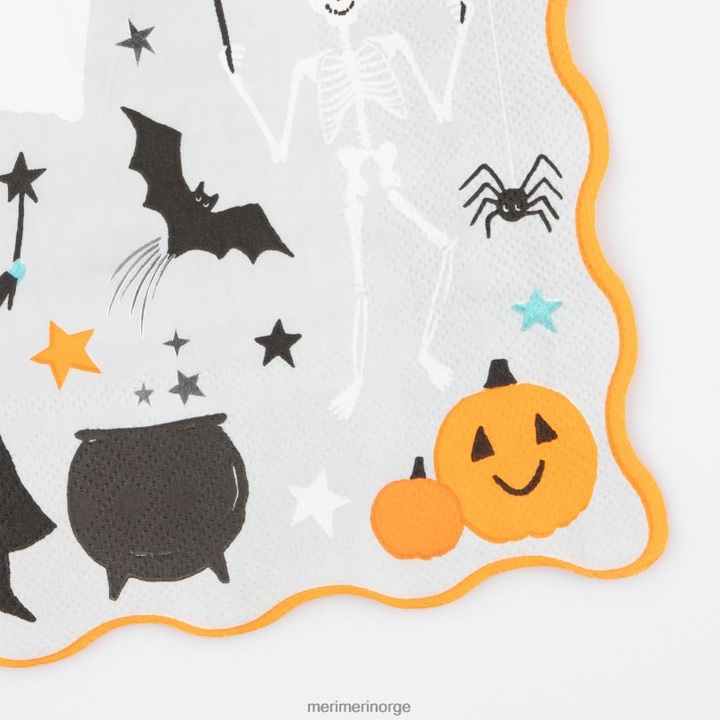 MERI MERI glade halloween store servietter (x 16) 04TF4954 festutstyr