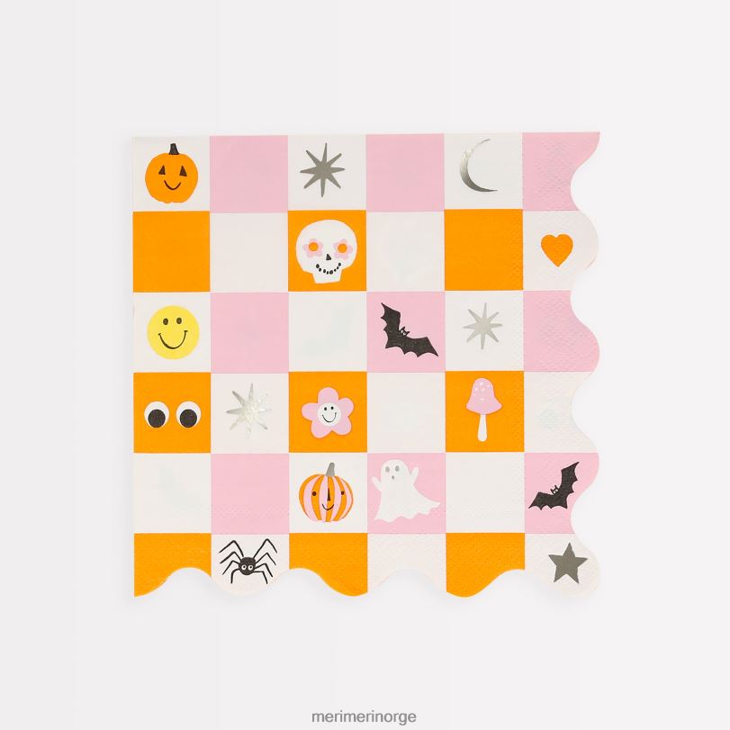 MERI MERI groovy halloween-ikon store servietter (x 16) 04TF4957 festutstyr