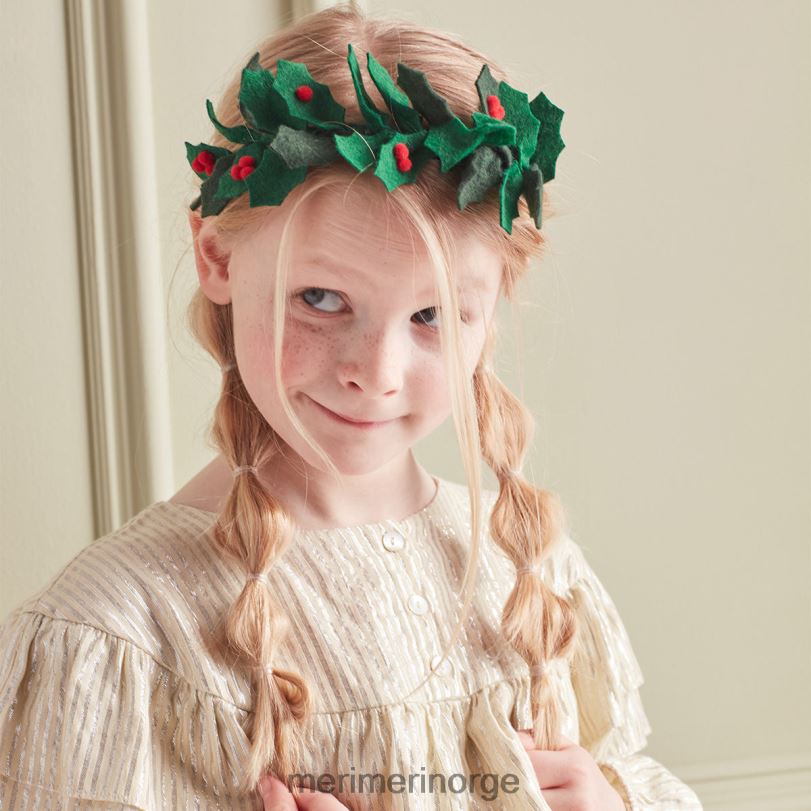 MERI MERI filt kristtorn pannebånd 04TF495 høytidssamling