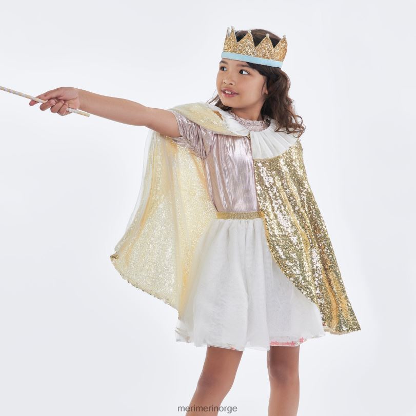 MERI MERI gull sparkle cape kostyme 04TF468 høytidssamling