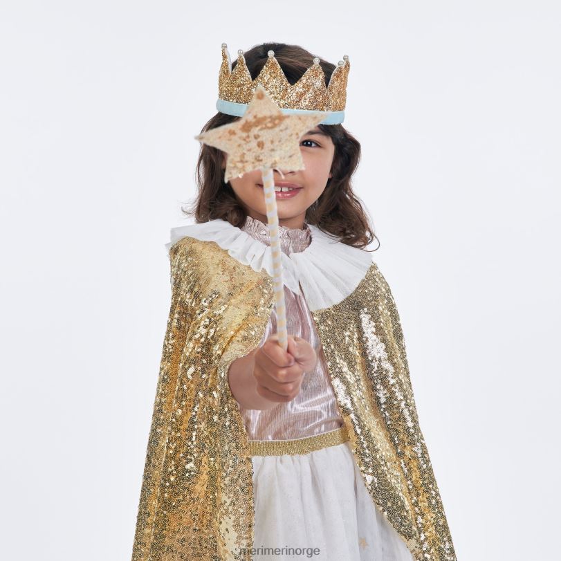 MERI MERI gull sparkle cape kostyme 04TF468 høytidssamling