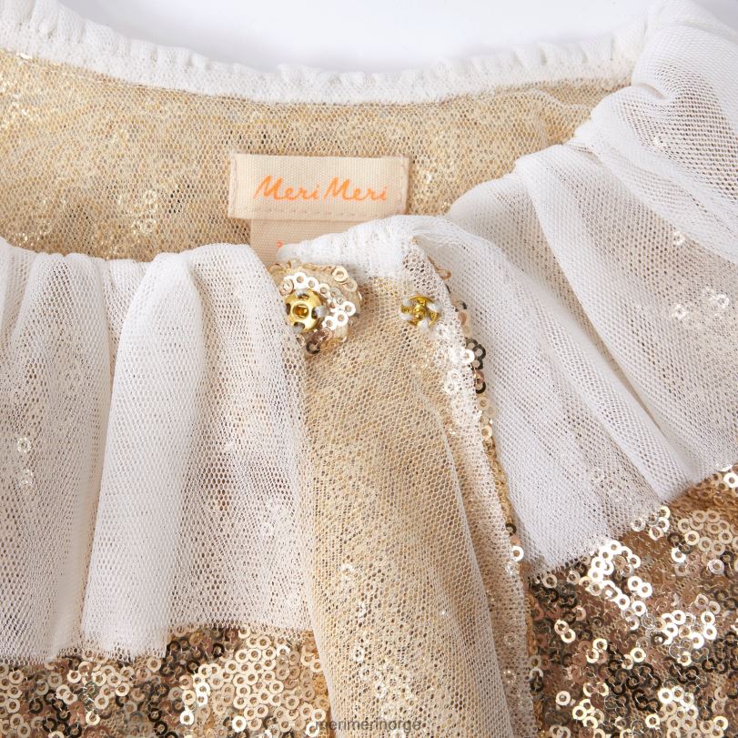 MERI MERI gull sparkle cape kostyme 04TF468 høytidssamling