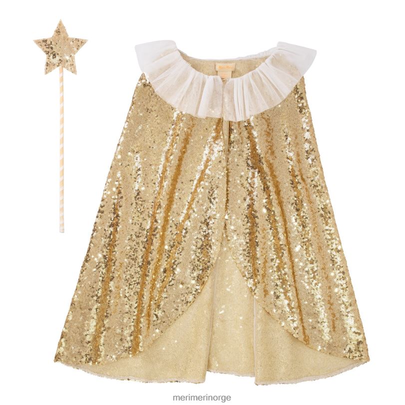 MERI MERI gull sparkle cape kostyme 04TF468 høytidssamling