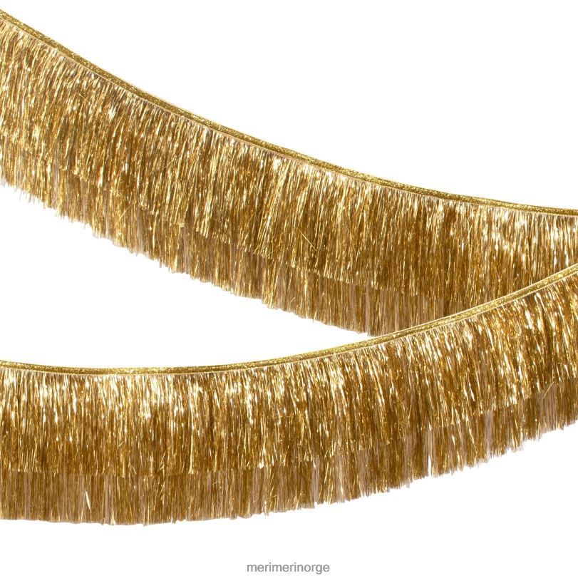 MERI MERI gull tinsel frynser krans 04TF458 høytidssamling