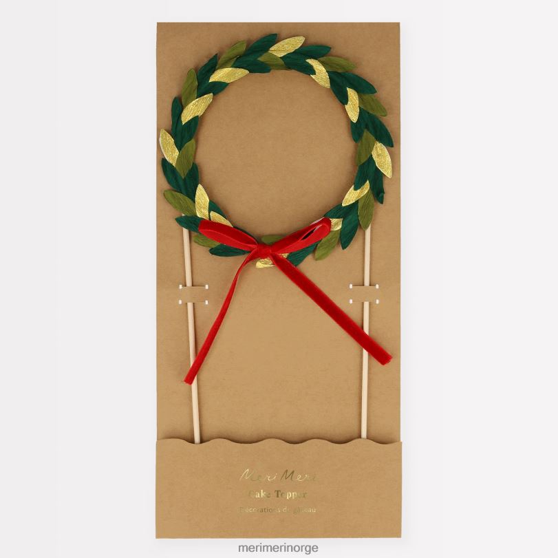 MERI MERI papirkransekake topper 04TF412 høytidssamling