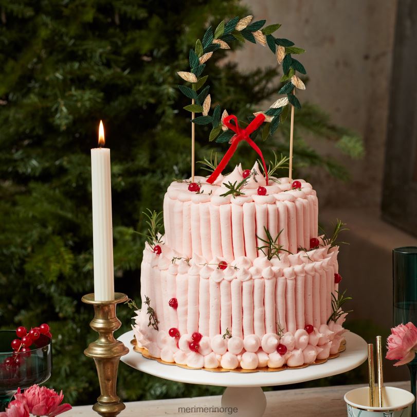 MERI MERI papirkransekake topper 04TF412 høytidssamling
