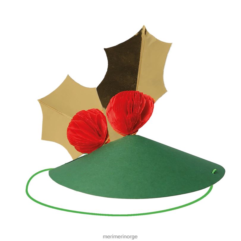 MERI MERI blandede julefesthatter (x 6) 04TF415 høytidssamling