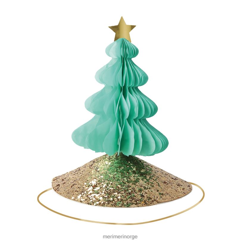 MERI MERI blandede julefesthatter (x 6) 04TF415 høytidssamling