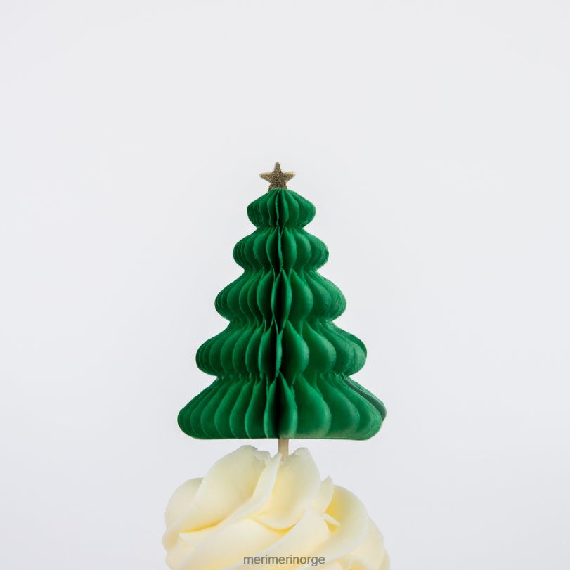 MERI MERI festlig huscupcakesett (x 24 toppers) 04TF49 høytidssamling