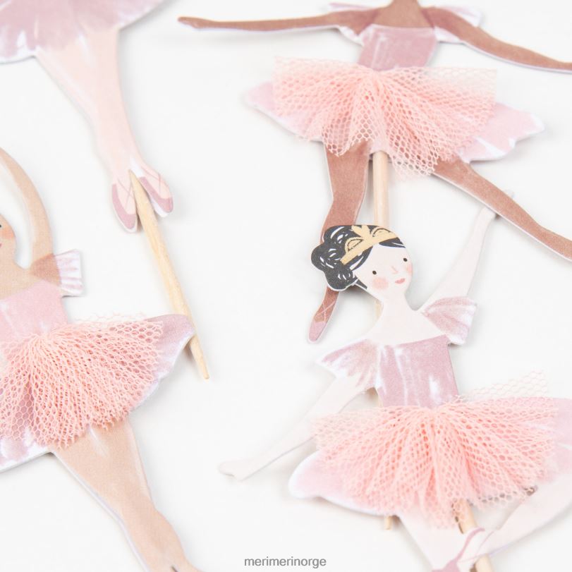 MERI MERI ballerina cupcake-sett (x 24 toppers) 04TF4190 samlinger