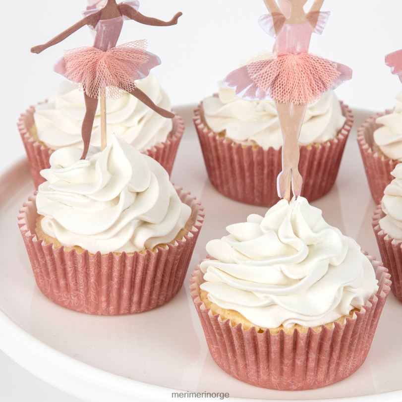 MERI MERI ballerina cupcake-sett (x 24 toppers) 04TF4190 samlinger
