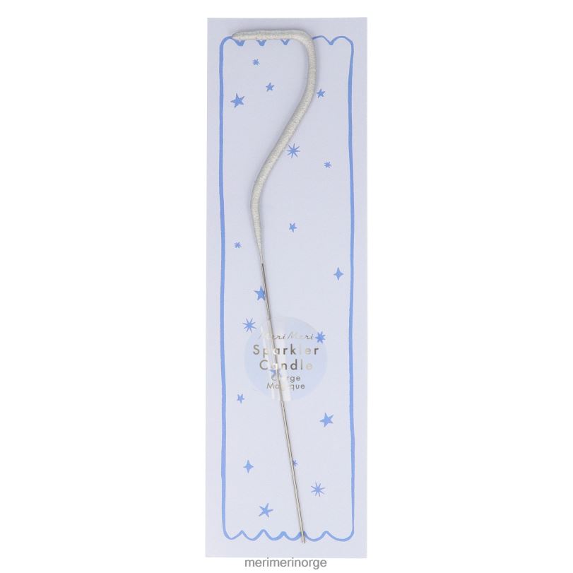MERI MERI sølv sparkler tall 0 til 9 lys 04TF4229 samlinger