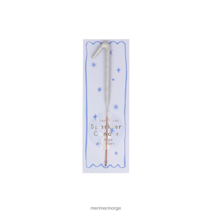 MERI MERI sølv sparkler tall 0 til 9 mini lys 04TF4230 samlinger
