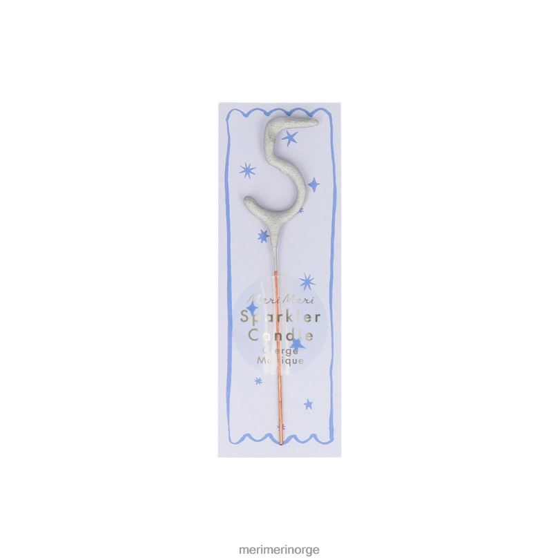 MERI MERI sølv sparkler tall 0 til 9 mini lys 04TF4230 samlinger