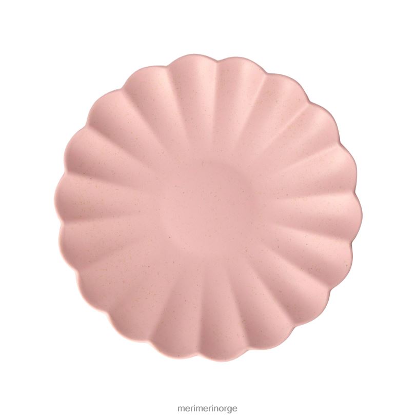 MERI MERI små rosa gjenbrukbare bambusplater (x 6) 04TF4218 samlinger