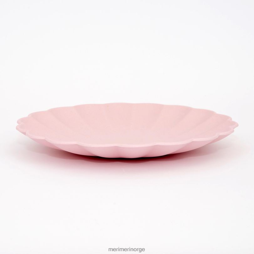 MERI MERI små rosa gjenbrukbare bambusplater (x 6) 04TF4218 samlinger
