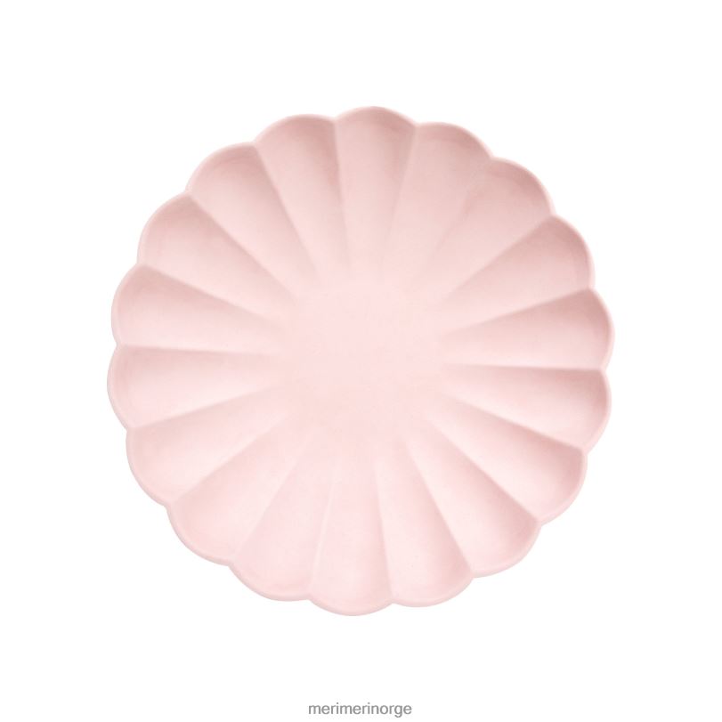 MERI MERI små, rosa komposterbare tallerkener (x 8) 04TF4212 samlinger