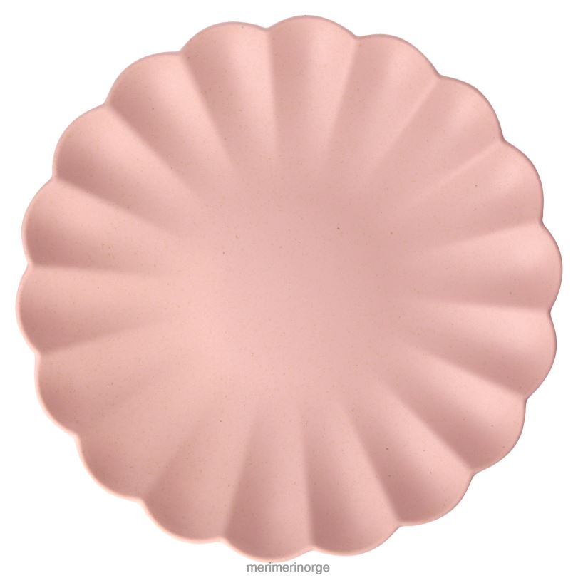 MERI MERI store rosa gjenbrukbare bambusplater (x 6) 04TF4217 samlinger