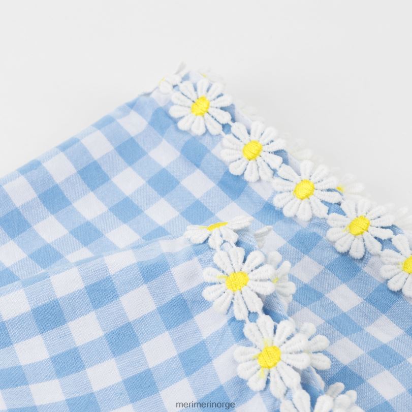 MERI MERI Daisy edge gingham stoffservietter (x 4) 04TF4395 samlinger