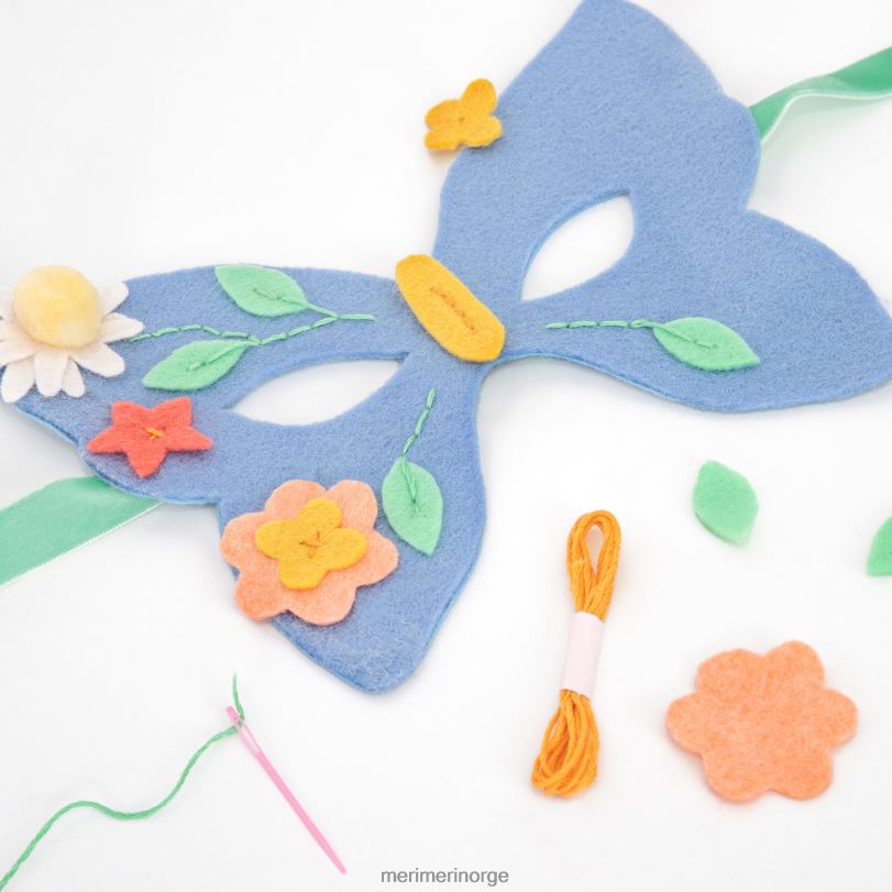 MERI MERI blomst broderi sommerfugl maskesett 04TF4420 samlinger