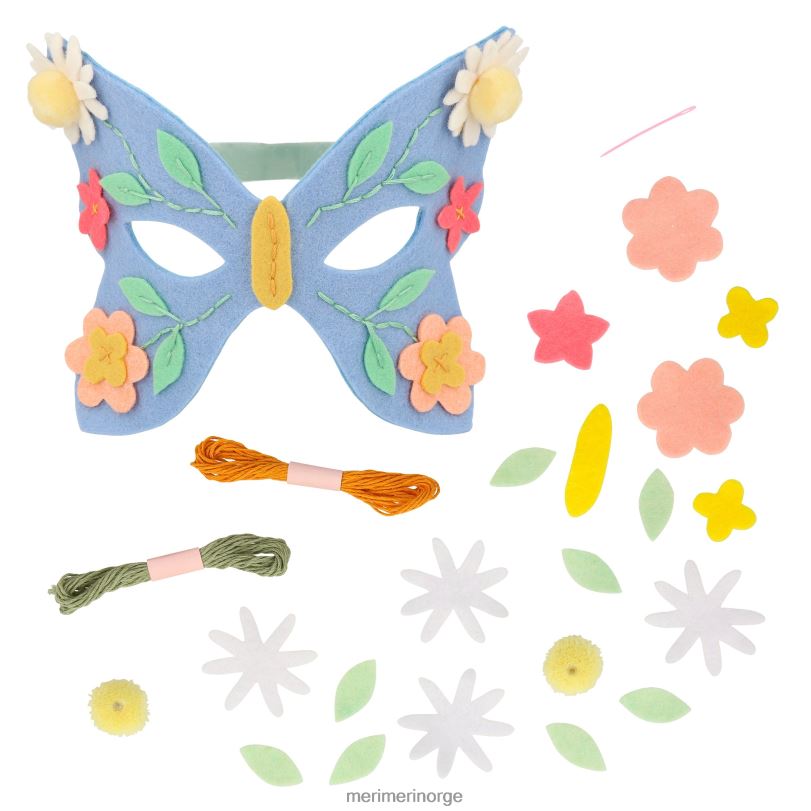 MERI MERI blomst broderi sommerfugl maskesett 04TF4420 samlinger