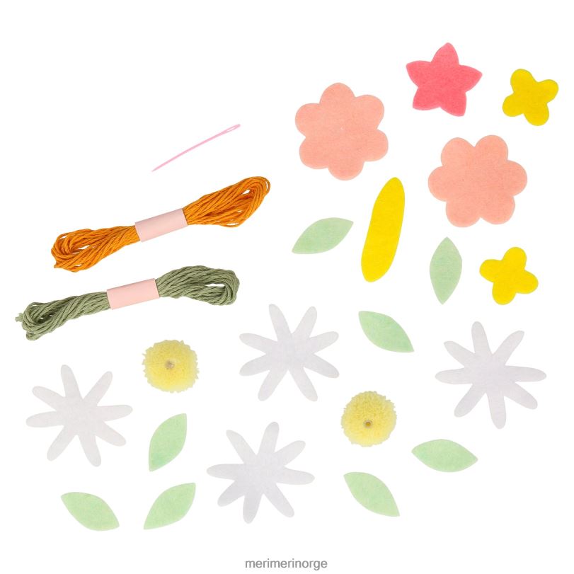MERI MERI blomst broderi sommerfugl maskesett 04TF4420 samlinger