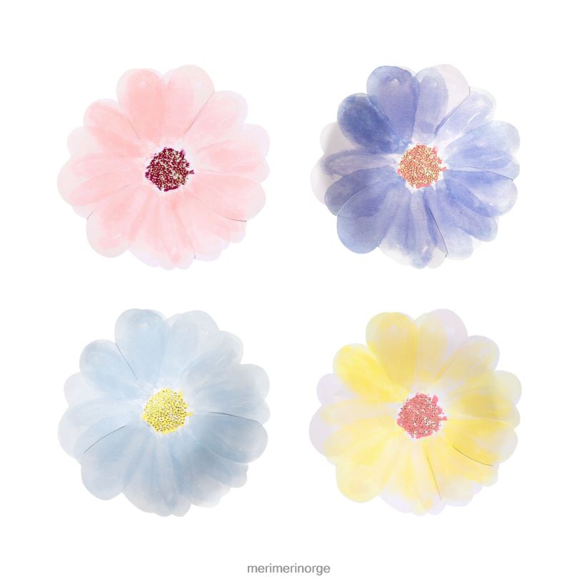 MERI MERI blomsterhage små tallerkener (x 8) 04TF4379 samlinger