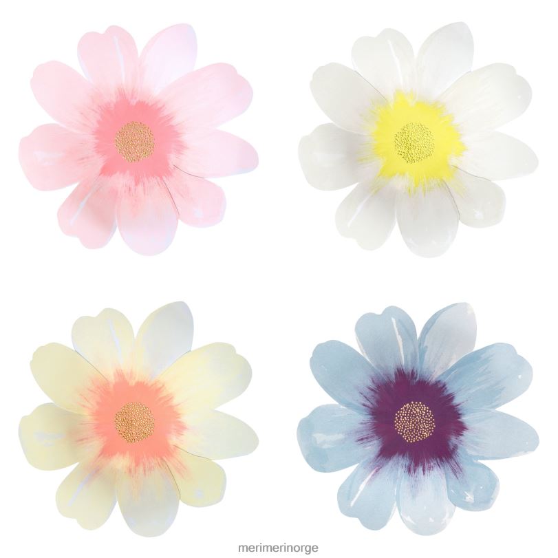 MERI MERI blomsterhage store tallerkener (x 8) 04TF4378 samlinger