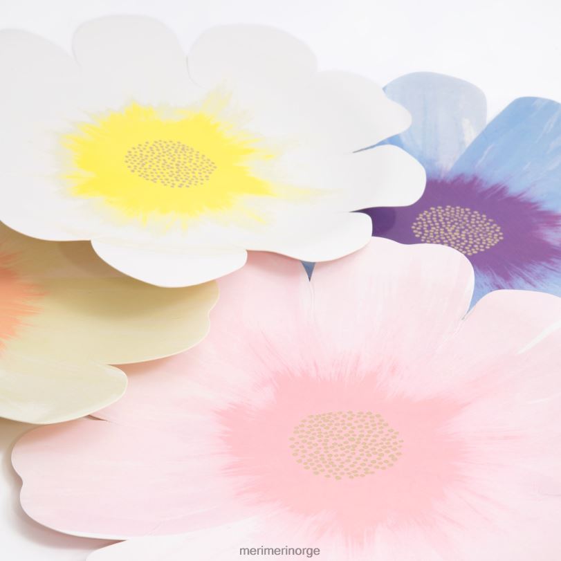 MERI MERI blomsterhage store tallerkener (x 8) 04TF4378 samlinger