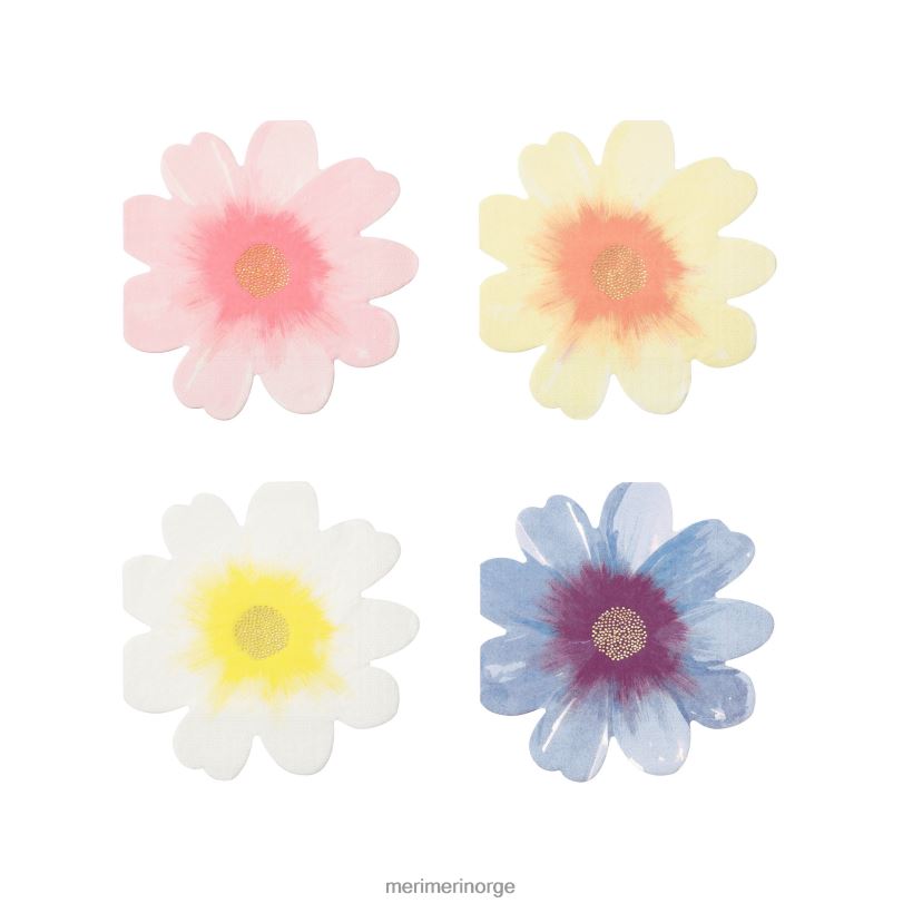 MERI MERI blomsterhageservietter (x 16) 04TF4380 samlinger