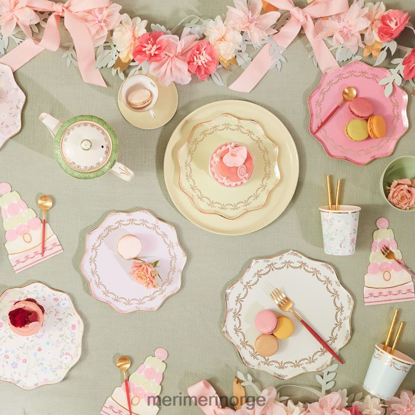 MERI MERI laduree floral små servietter (x 16) 04TF4383 samlinger