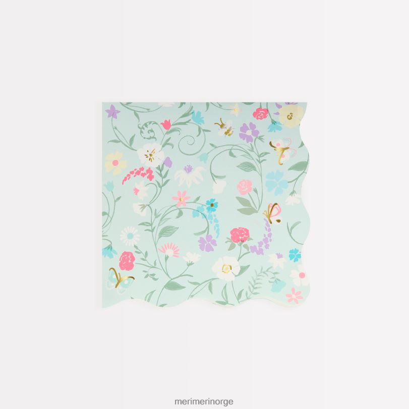 MERI MERI laduree floral små servietter (x 16) 04TF4383 samlinger