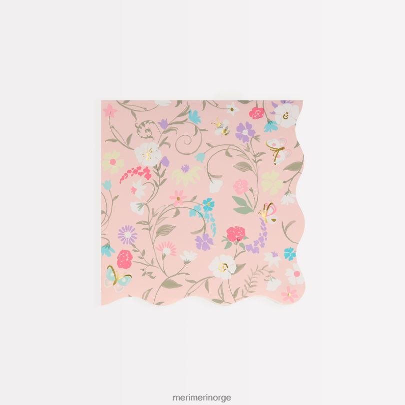MERI MERI laduree floral små servietter (x 16) 04TF4383 samlinger