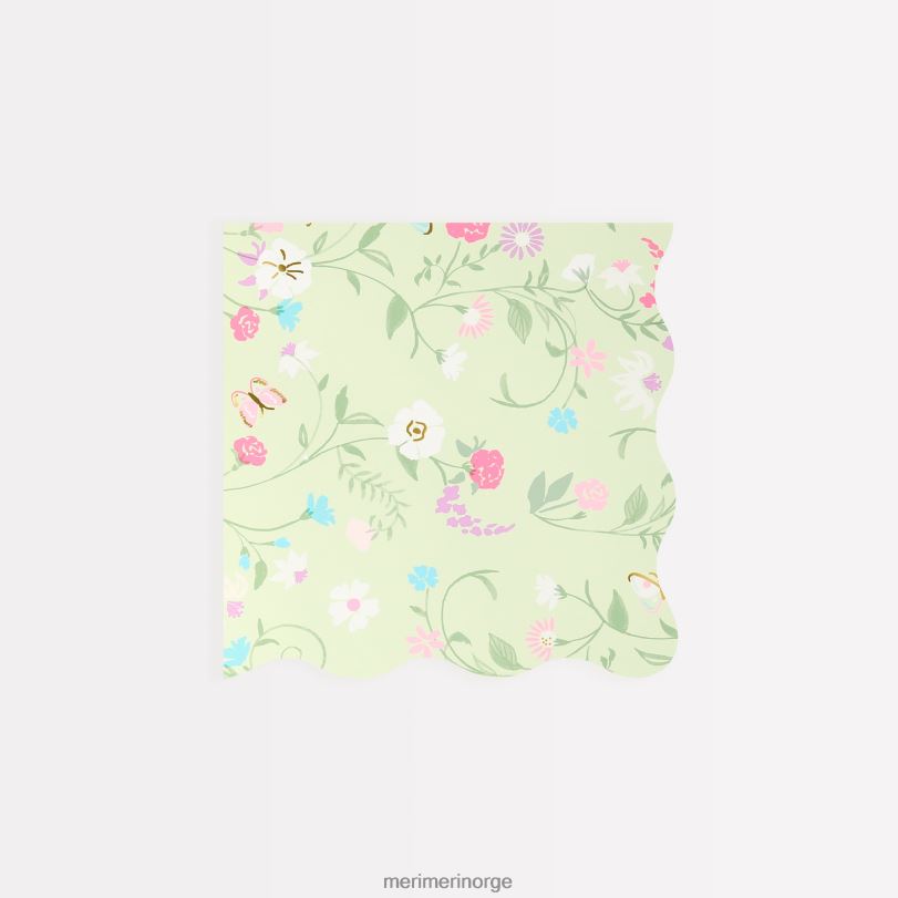 MERI MERI laduree floral små servietter (x 16) 04TF4383 samlinger