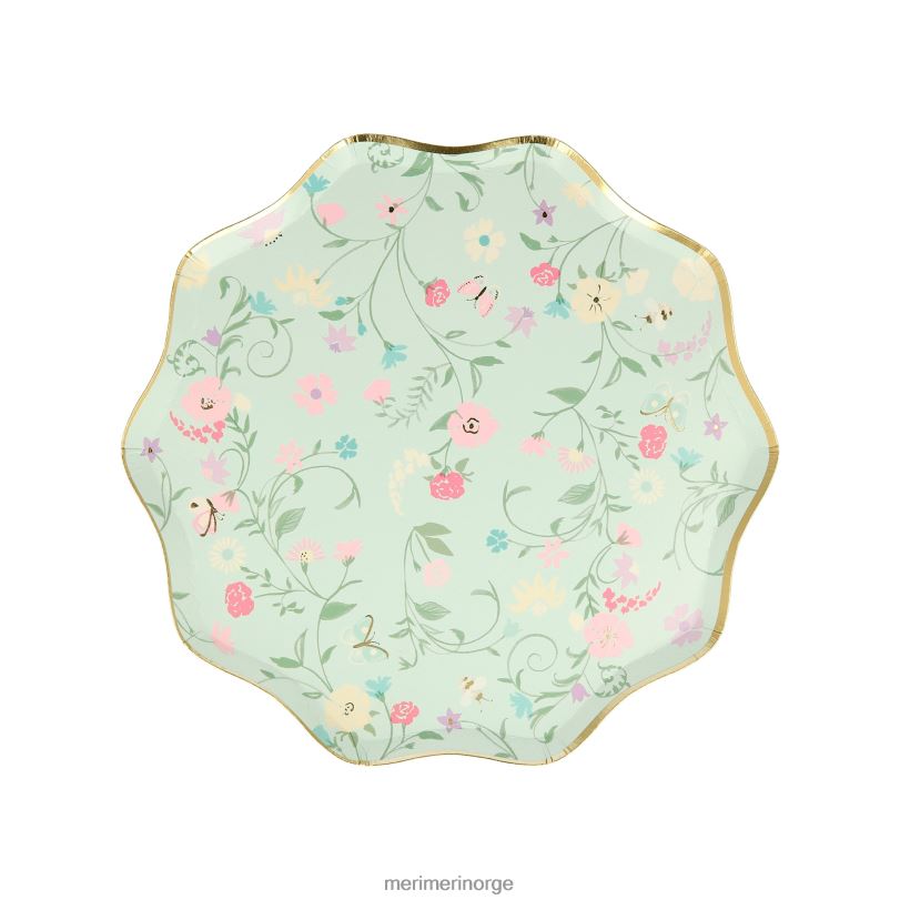 MERI MERI laduree paris blomstersideplater (x 8) 04TF4382 samlinger