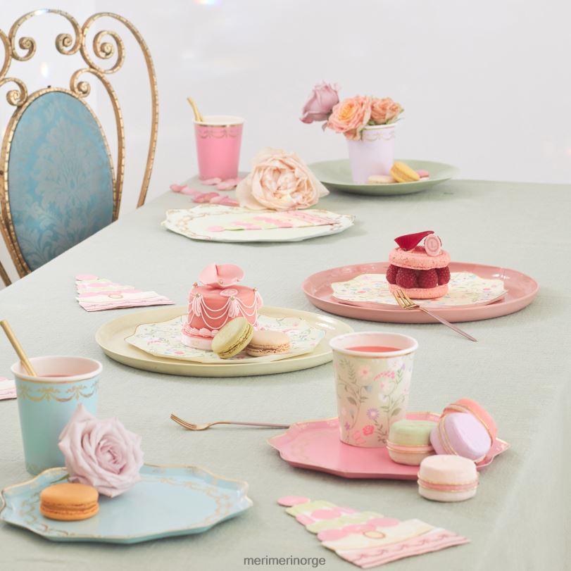 MERI MERI lauree paris blomsterkopper (x 8) 04TF4384 samlinger