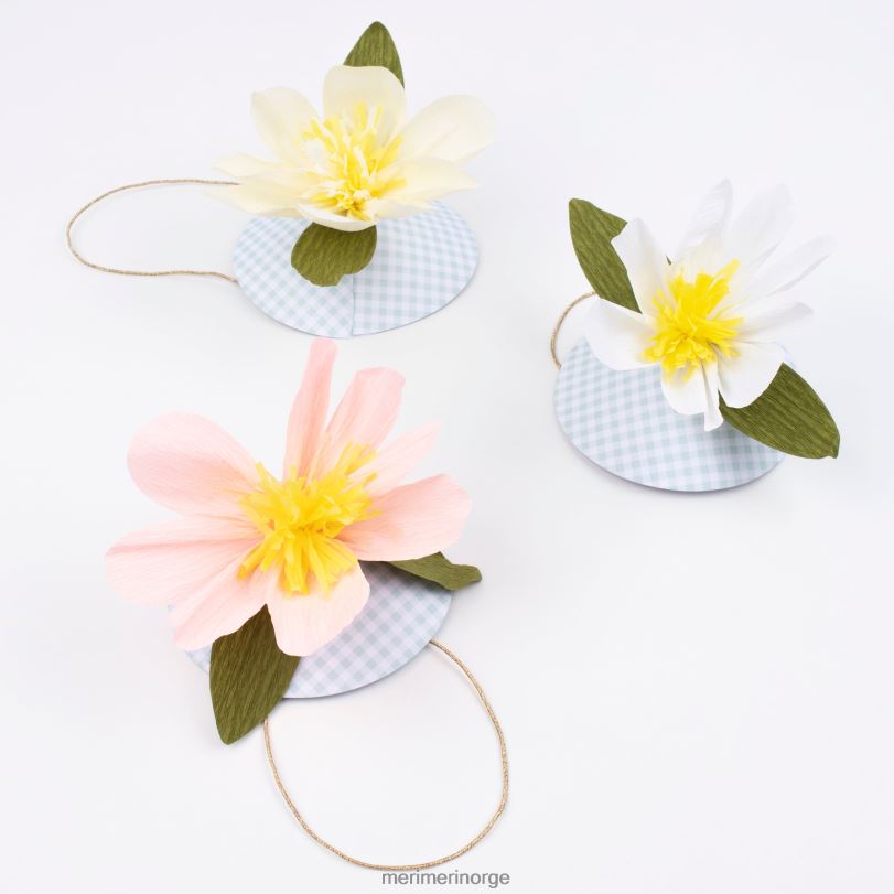 MERI MERI papirblomsthatter (x 6) 04TF4349 samlinger